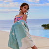 Towel, Beach & Bath Wholesale - Side A: Cotton Terry. Side B: Fleecy Map