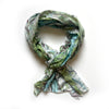 Lake champlain map scarf with vintage topographical design