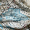 Lake Winnipesaukee, NH Vintage Topo Map Scarf