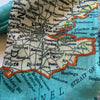 U.K. Vintage Map Scarf