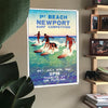 Vintage Surf Competition Poster