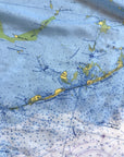 The Florida Keys (Key West to Key Largo) Nautical Map Scarf