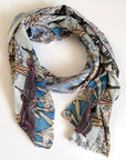 Alphonse Mucha decorative panel scarf