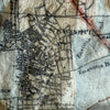 Close-up of an old map with 'Newport' and 'Easton's B' labeled.