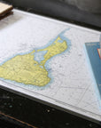 Monhegan to Pemaquid, ME Nautical Chart Placemat