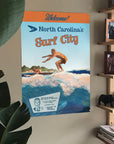 Vintage Surf Poster - 22" x 28"  - Customized to your town