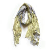 Puget sound map scarf with seattle nautical chart design