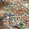 Rome, Italy Vintage Map Scarf (Pianta Roma)