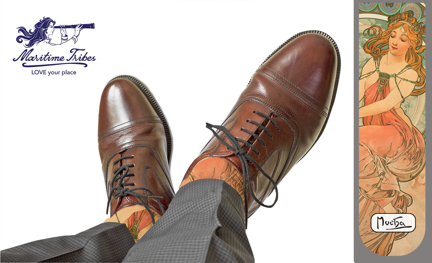 Mucha: &#39;Painting&#39; Socks