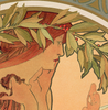 Alphonse Mucha's 'Poetry' Blanket