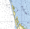 Sanibel Island, FL Nautical Chart Blanket