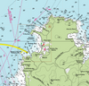 St Lucia, Caribbean, Nautical Chart Blanket