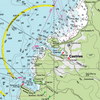 St Lucia, Caribbean, Nautical Chart Blanket