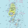 Martinique, St Lucia, St. Vincent & the Grenadies to Grenada Chart Scarf