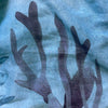 sea creatures scarf soft viscose fabric close up