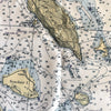 San Juan Islands, WA Nautical Chart Quick Dry Towel