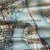 Close-up of a map with 'St. Augustine' and 'Fort Marion' labeled.