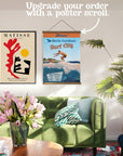 Vintage Surf Poster - 22" x 28"  - Customized to your town