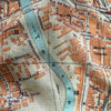 Rome, Italy Vintage Map Scarf (Pianta Roma)