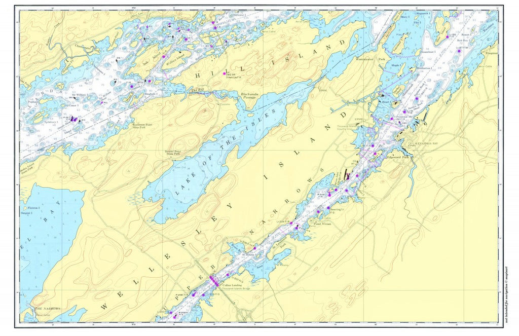 Alexandria Bay, New York Placemat - Maritime Tribes USALaminated Placemat