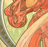 Alphonse Mucha's 'Dance' Canvas Wall Scroll - Maritime Tribes USAWALL ART