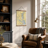 Annapolis, Chesapeake Bay Northern Part Nautical Chart Fabric Scroll - Maritime Tribes USAScroll