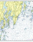 Monhegan to Pemaquid, ME Nautical Chart Placemat