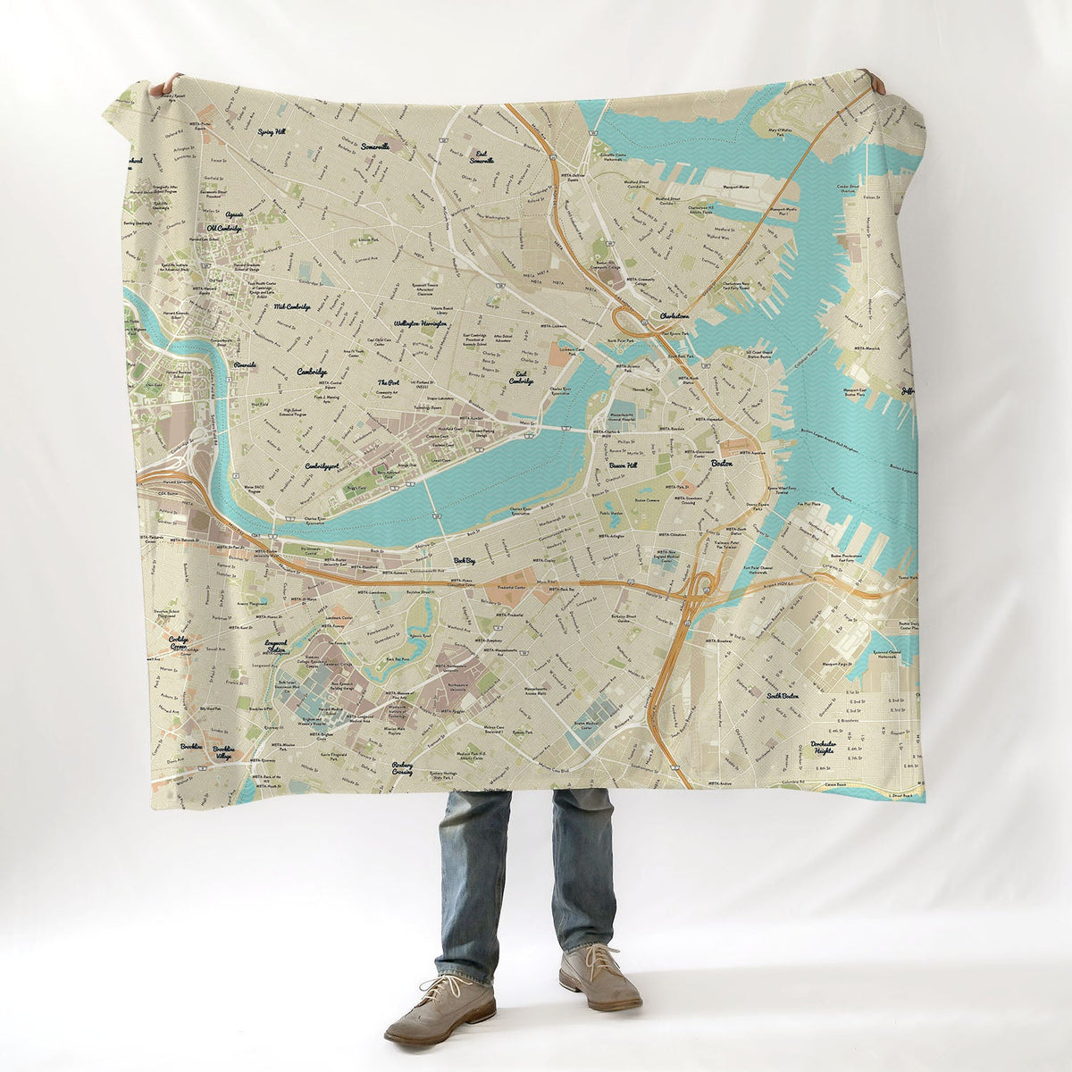 Boston Modern Wave Blanket - Maritime Tribes USABlanket
