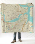 Boston Modern Wave Blanket - Maritime Tribes USABlanket