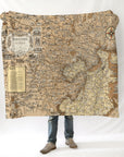 Boston & Vicinity Pictorial Map c. 1938 Blanket - Maritime Tribes USABlanket