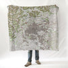 Bowling Green KY topo Blanket - Maritime Tribes USABlanket