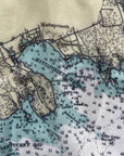 Buzzards Bay Vintage Chart Scarf - Maritime Tribes USAScarf