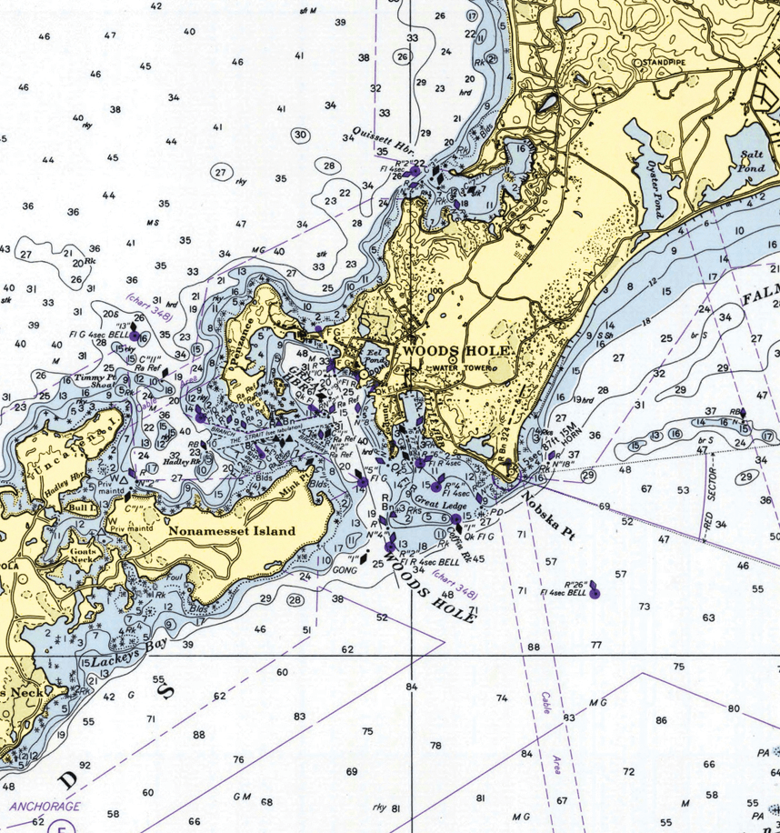 Buzzards Bay with Cuttyhunk, MA Nautical Chart Blanket - Maritime Tribes USABlanket