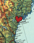 "Connected by Love" : ) Map Blanket - Maritime Tribes USA