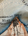 Vintage map detail showing 'Duwamish Head' and 'West Seattle'.