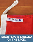 E (Echo) Nautical Signal Flag – Traditional Maritime Code Flag - Maritime Tribes USASignal Flag