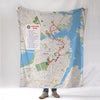 Freedom Trail Map Blanket - Maritime Tribes USABlanket