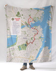Freedom Trail Map Blanket - Maritime Tribes USABlanket