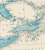 Great Lakes Vintage Map Blanket - Maritime Tribes USABlanket