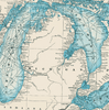 Great Lakes Vintage Map Blanket - Maritime Tribes USABlanket