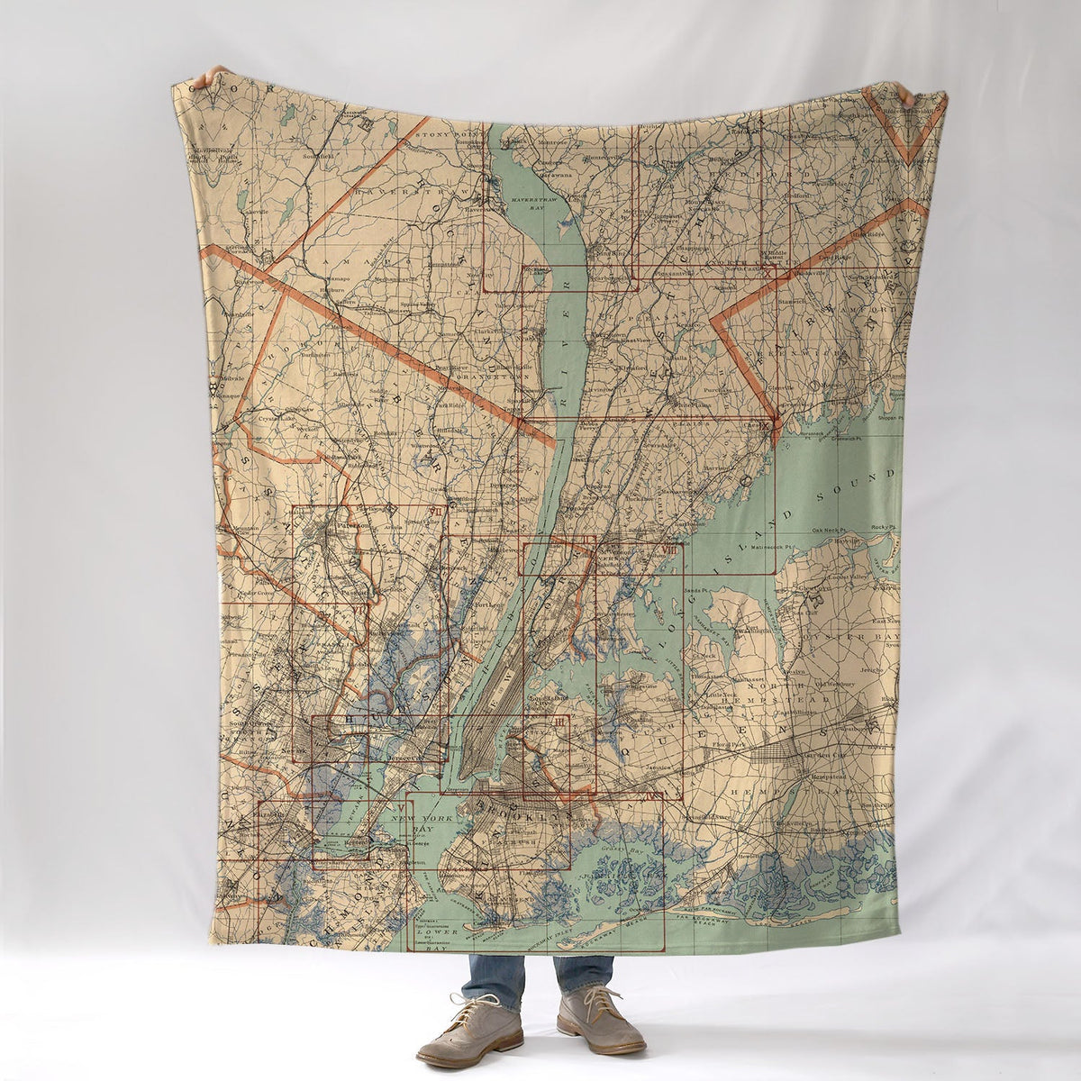 Hudson River 1891 Antique Blanket - Maritime Tribes USABlanket