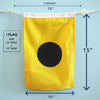 I (India) Nautical Signal Flag – Traditional Maritime Code Flag - Maritime Tribes USASignal Flag