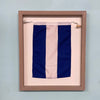 "J" Nautical Flag in Glass-Free Shadow Box Frame - Maritime Tribes USA