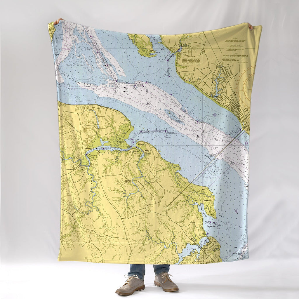 James River - Jones Creek Blanket - Maritime Tribes USABlanket