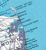 Jersey Shore Vintage Map Quick Dry Towel - Maritime Tribes USATowel