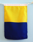 K (Kilo) Nautical Signal Flag – Traditional Maritime Code Flag - Maritime Tribes USASignal Flag