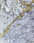 Key Largo, FL Nautical Chart Blanket - Maritime Tribes USABlanket