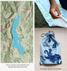 Lake Orta, Italy Map Sport Towel - Maritime Tribes USA