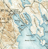 Lake Winnipesaukee, NH Vintage Topo Map Blanket - Maritime Tribes USABlanket