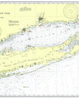 Long Island, New York Chart Placemat - Maritime Tribes USALaminated Placemat